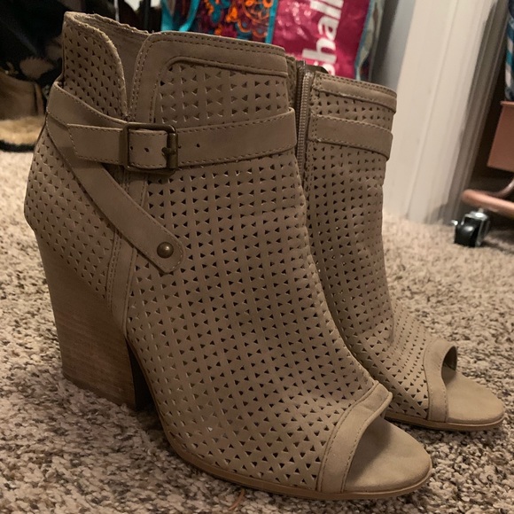 Shoes - Peep Toe Booties